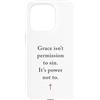 Gospel of Salvation Christian Faith Evan Custodia per iPhone 15 Pro Grace Isn't Permission to Sin It's Grace Not To - Evangelism