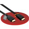 HDSupply HC000-015LC Cavo HDMI con Ethernet HDMI-A maschio (da 19 pin) a HDMI-A maschio (19 pin) contatti dorati, 1,50m, nero