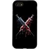 Paint Dripping Patriotic 4th of July US Custodia per iPhone SE (2020) / 7/8 Phlebotomist Farmacia Tech Bandiera americana USA Drip Graffiti