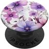 Floral Aesthetic Flower Botanical Gifts Rosa Viola Acquerello Fiori Fiori Floreali PopSockets PopGrip Adesivo