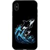 Orca Whale Gifts Co Custodia per iPhone XS Max Orca, balena, oceano, fauna selvatica, design con animali marini