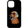 Vintage Retro Knitting Cute Lover Women Custodia per iPhone 12 Pro Max Vizsla Dog Granny - Gomitolo quadrato per uncinetto, per amanti dell'uncinetto