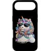 Vintage Retro Knitting Cute Lover Women Custodia per iPhone Air Unicorno Granny Square Crochet Filato Crochet Amante Carino