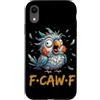 Funny F-Caw-F Parrot Graphic Art For Men Custodia per iPhone XR F-Caw-F Pappagallo Umorismo adulto Divertente Pappagallo Fcawf Divertente