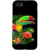 Jungle Wildlife Custodia per iPhone SE (2020) / 7/8 Tucano nella giungla tropicale