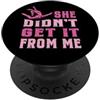 InGENIUS Camicie e regali divertenti per Divertente mamma ballerina che non ha avuto da me Regalo PopSockets PopGrip Adesivo