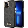 CG MOBILE Guess - Custodia per iPhone 14 Plus, motivo 4G e logo Script, in PC/TPU, antigraffio, comoda e resistente, con porte accessibili e assorbimento degli urti