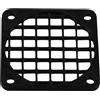 Aerzetix Set di 4 Griglie per Ventola 50x50 mm in plastica per Computer PC stampanti dispositivi audiovisivi proiettori multimediali/Colore Nero