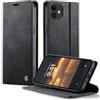 Cracedily Cover per iPhone 12 Mini Case, Libro Custodia Portafoglio Premium Pelle PU, Slot Scheda, RFID Shieldon, Chiusura Magnetico Aletta Antiurto Case Custodia per Apple 12 Mini, Nero