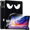 Heioloo Custodia per Redmi pad 2 11 2025 Cover in Pelle Case, + [1 Pezzi] Vetro Temperato Pellicola Protettiva [Auto Svegliati/Sonno][Supporto Funzione ] [Anti-Scratch] occhio grande