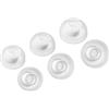 AZLA SednaEarfit MAX TWS 6 - Tappi auricolari di ricambio per cuffie senza fili - Tappi per le orecchie in silicone - Inserti compatibili con Sony, Samsung, Sennheiser e Devialet (bianco, MS-ML)