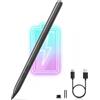 Zspeed Penna Stilo Microsoft Surface, 4096 Pressione, Inclinazione & Rifiuto del Palmo, Magnetica, Ricarica Rapida 1H, Surface Pro 11/10/9/8/7/6/5/4/3/X, Go 4/3/2/1, Laptop 6-1, Studio, Book 3/2/1 (Grigio)