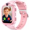 nbmobile 4G Android Kids Smartwatch con SIM Card - GPS WiFi Tracker, HD Video & Chiamate Vocali, IP67 Impermeabile Smart Watch per Bambini con Pulsante SOS, Fotocamera, Messaggistica, Lettore Musicale