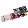 Stemedu USB a ESP8266 ESP-01S Programmatore Wireless WiFi Ricetrasmettitore ESP-01 PROG Serial Adapter Modulo CH340G con 4MB Flash
