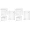 Guzzini - SAVE-IT Set 5 Sacchetti per Sottovuoto Riutilizzabili, 2 Misura M 21x22, 2 Misura L 30x34, 1 Misura XL 45x32 - Trasparente - 12340252 (Confezione da 2)