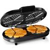 Tristar Macchina per waffle Tristar WF-2120 - Dieci waffle a forma di cuore alla volta - Corpo in acciaio inox