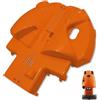 GIANTO Scocca Laterale Compatibile con Didiesse Frog - Ricambio Cover per Macchine da Caffè Espresso a Cialde, Scocche Plastiche Sinistra e Destra - Arancio