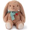 XIMEY Easter Bunny Peluche, Coniglietto di Pasqua Peluche, Coniglio Peluche, Peluche Coniglio, Peluche Coniglio Bambola per Ragazzi Ragazze, Pasqua Compleanno, cadeaux de Noël (Cuore marrone-25cm)