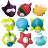 Générique Giocattoli da bagno per neonati - 9 accessori da bagno interattivi animali - tema animale divertente per doccia bambini, per spiaggia, piscina, parco, casa, viaggio, ragazza ragazzo