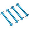 SUNGOOYUE Set CVD Dell'albero di Trasmissione Dell'auto RC, Albero di Trasmissione Universale in Metallo Anteriore e Posteriore da 4 Pezzi Compatibile con TT02B 1/10 RC Car(Blu)
