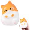 Henjunu Mochi Squishy Giocattoli da Schiacciare,Squishy Gatto Palla Anti-Stress,Kawaii Squeeze Toys Giocattoli,Palla Sensoriale Kawaii a Forma di Gatto,per Bambini e Adulti,Regalo di Natale,Compleanno