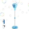 Generico Macchina Per Bolle Verticale, Lampada Da Giardino A Forma Di Torcia, Macchina Per Bolle Di Sapone Automatica Con Luce E Musica, Per Matrimoni, Compleanni