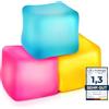 LINKWAY Fidget giocattolo Stress Cube Palline Antistress, Palline Antistress Bambini, Quadrati Gel Cubetti Di Ghiaccio Spremere Lento Rimbalzo Decompressione Balls Cubo Antistress