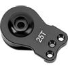 Culnflun Braccio del Servo in Alluminio Leggero 25t per Auto da Corsa Rc 1/10, Braccio Protettivo del Servo Leggero, Miglioramento della Precisione di Sterzata Dell'Auto Rc Universale Nero