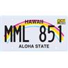 OPO 10 - Targa automobilistica USA - replica in metallo 30x15 cm: HAWAII (C15)