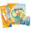 tiptoi Ravensburger - Set tiptoi con lettere (libro per bambini) + penna + mappa del mondo per bambini, giocattolo educativo per bambini dai 4 anni in su