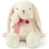 XIMEY Easter Bunny Peluche, Coniglietto di Pasqua Peluche, Coniglio Peluche, Peluche Coniglio, Peluche Coniglio Bambola per Ragazzi Ragazze, Pasqua Compleanno, cadeaux de Noël (Cuore bianco-25cm)