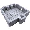EnderToys Piastrelle deluxe bloccabili per sotterranei, antiche alcole, verniciabili, stampate in 3D, da tavolo, gioco di ruolo, paesaggio, terreno, per miniature da 28 mm