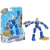 MARVEL THE AVENGERS Hasbro Marvel Avengers Bend and Flex, action figure flessibile Taskmaster da 15 cm, con accessorio, bambini dai 4 anni in su