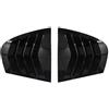 KVPYVYAMZ Spoiler Laterale Lunotto Per E90 Per 3 Serie 320i 325i 320d 330i 335i 05-12 Auto Triangolo Posteriore Finestra Ombra Spoiler Alette(Gloss Black)