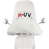 K-UV® Copri Parabrezza Universale per Scooter e Moto. (Bianco)