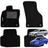 W-Parts SERIE 4 TAPPETI - TAPPETINI IN MOQUETTE NERI PER SKODA OCTAVIA III 2013->2020