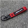 SXHM Portachiavi Moto Per Yamaha XMAX250 XMAX300 XMAX 250 300 All Years Ricamo Portachiavi Portachiavi Portachiavi Nero Blu Rosso Moto Portachiavi (Colore : Rosso, Size : Normal)