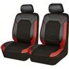 LGTYFVS 2 Pezzi Coprisedili Auto Anteriori per KIA Ceed/Cee'Hatchback/SW Edition II (JD) 2012 2013 2014 2015 2016 2017 2018, Protezioni Sedili in Pelle Sintetica Traspiranti e Comode con Compatibilità Airbag