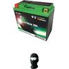 #LICA1 COMPATIBILE CON DUCATI 1098 S 1098 2007-2008 BATTERIA A LITIO SKYRICH BATTERIE PER MOTO SCOOTER SPECIFICA RICARICABILE 150X65X130-POS. SX 12V 60WH 300A