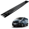CHROMEMASTER | Protezione Paraurti Posteriore Compatibile con Renault Trafic 2014+; Acciaio inossidabile, Lucidato, Cromo nero; Protezione Paraurti Protegge la Vernice dai Graffi