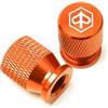 BROZATER cappucci delle valvole dei pneumatici Per PIAGGIO Liberty125 MP3 500 Medley Beverly 300 ZIP50 X7 X9 Moto CNC Valvola Nucleo Tappo Bocca Aerata Pneumatici Copertura Ugello Gas(Orange)