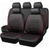 Generico Coprisedili Auto per Nissan X-Trail T32 2014-2019, Set Completo di Coprisedili in Pelle PU per Sedili Anteriori e Posteriori, Compatibili con Airbag Col160