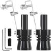 Aoreun 2 Pcs Fischio del Tubo di Scarico, Turbo Sound Auto tubo terminale di scarico Valvola Blow, Turbo Sound Whistle per Tubo di Scarico Whistle È un Accessorio Ideale per Veicoli Modificati