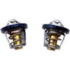 SMJDPIWRO Termostato 2 pezzi for Can-Am Outlander 330 400 450 500 570 650 700 800 Rally 200 Renegade 500 800 420222493 420222494 711222493