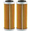 BAIJAC 1/2/4 Pcs Filtro Olio Moto for Husqvarna FC250 FC350 FC 450 FE250 FE350 FE450 FE501 FX350 FX450 FS450 (Color : 2pcs-yellow)