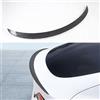 TOPABYTE Spoiler Alettone per Tesla Model Y 2020-2024 (Carbonio Lucido) | Originale Spoiler Posteriore OEM Stile ABS Labbro Coda Ali Bagagliaio Coperchio Aletta Trunk Lip Tail per Tesla Y Accessori