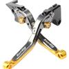GROHAF Leva Freno Frizione Per Silver Wing GT 400 600 2001-2017 GT600 Accessori Per Moto Leve Freno Frizione Pieghevoli Ed Estensibili Regolabili
