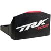 Generico Copertura di Protezione o Visiera per Cruscotto della Moto, Parasole per Strumenti Cupolino Parasole TFT Copri Contachilometri Accessori Benelli TRK 702 STRADALE dal 2023 in poi (BIANCO E ROSSO)