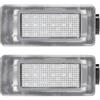Wivplex 1 paio di luci targa bianche for auto, for Dacia, Duster 2018 2019 2020 2021 Luce targa