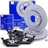ATE Set di freni asse anteriore+dischi freno PowerDisc ¯ 256mm ventilati e pastiglie freno anteriori Compatibile con AUDI A1, A3, SEAT, IBIZA, LEON, TOLEDO, SKODA FABIA, OCTAVIA, ROOMSTER, VW GOLF, PO